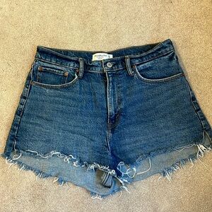 Abercrombie High Rise Mom Shorts